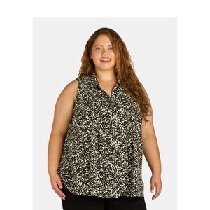 NWT sleeveless blouse 4X